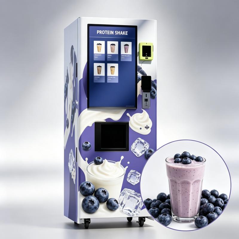 Nutrition Fitness Equipment - Dispenser Protein Shake Pintar Komersial, Sistem