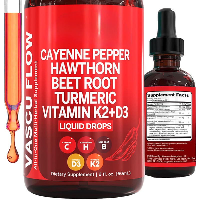 Vitamin D3 K2 Drop - 60ML Cairan Cabai Cayenne, Cabai Cayenne