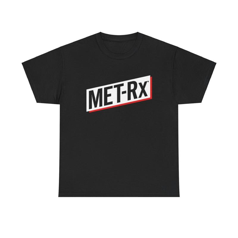 T Nutrition Fitness - Met Rx Kaus Grafis Binaraga Olahraga
