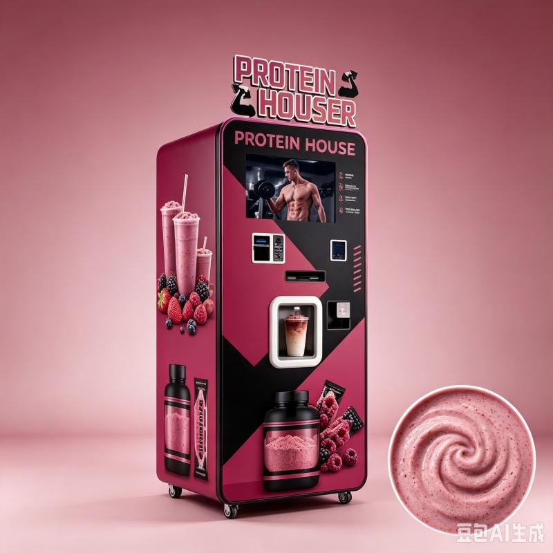 Nutrition Fitness Equipment - Mesin Penjual Protein Shake yang Dapat