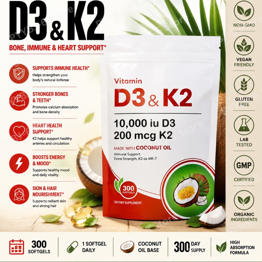 Vitamin D3 K2 Drop - Suplemen Vitamin D3 K2 10.000 IU