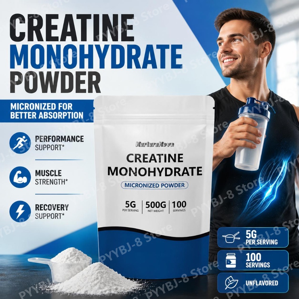 Creatine Monohydrate Powder - NutureNova Creatine Monohydrate Powder Micronized Bahan