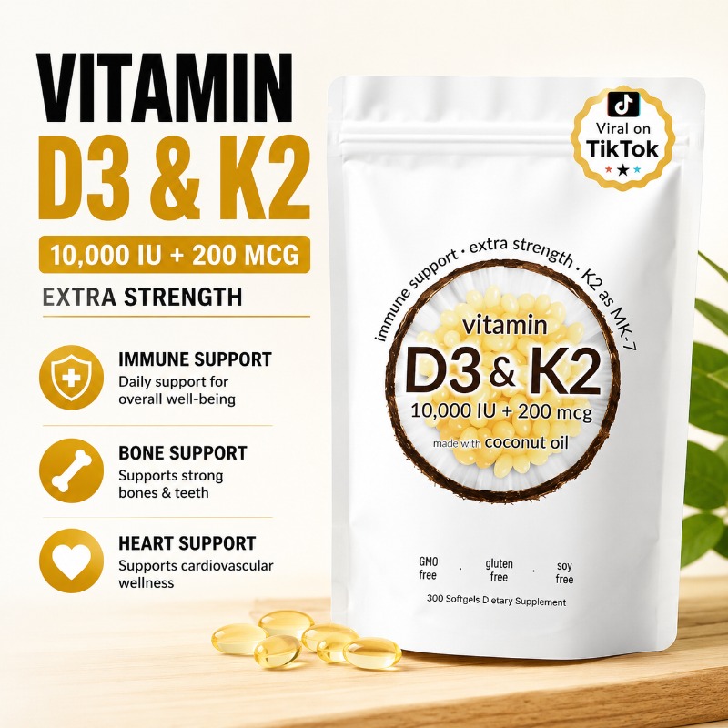 Vitamin D3 K2 Drop - Vitamin D3 10000 IU + K2