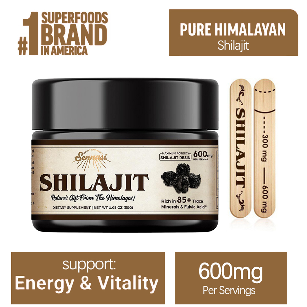 Shilajit Resin Pure - Resin Shilajit Himalaya Murni, 85+ Mineral