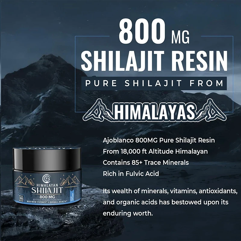 Shilajit Resin Pure - Resin Shilajit organik Himalaya murni -