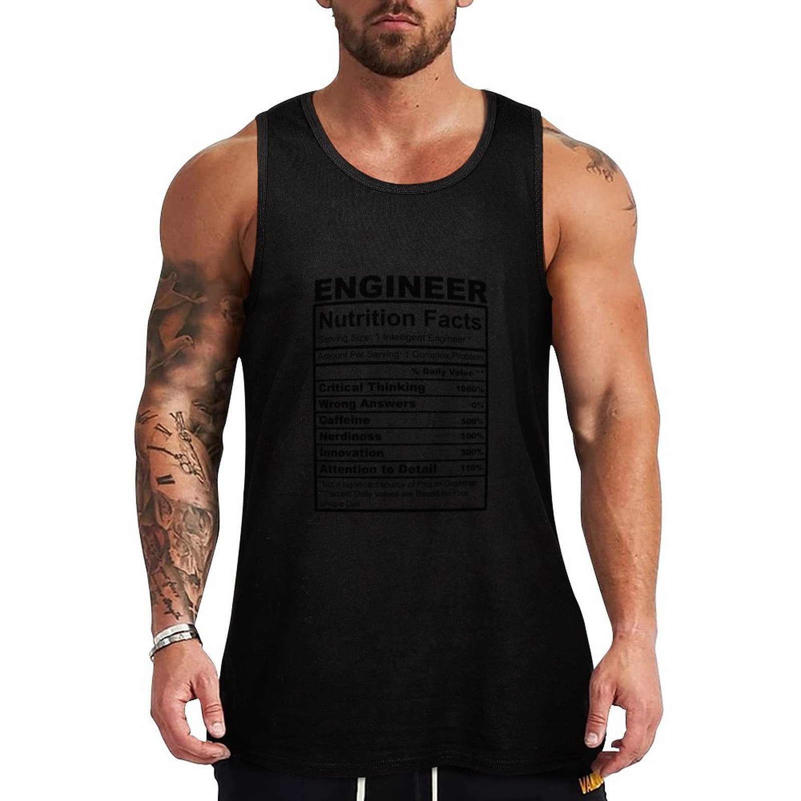 The Nutrition Fitness - Hadiah Insinyur Lucu, Tank Top Humor