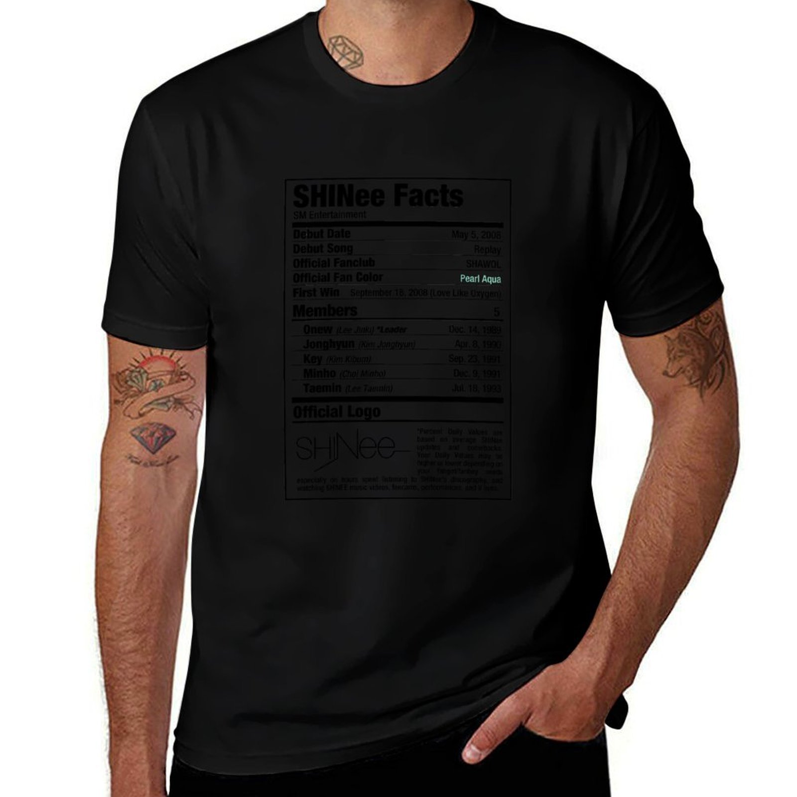 Kaos SHINee Kpop Nutritional F - T Nutrition Fitness ulasan dan harga