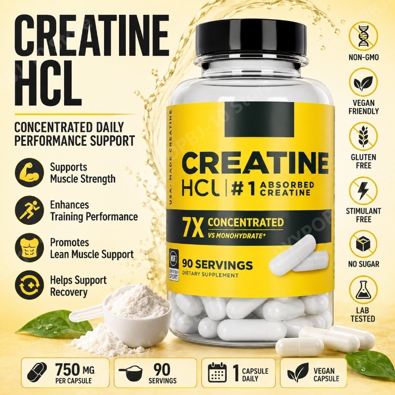 Creatine HCl 750mg 90 Kapsul P - The Nutrition Fitness ulasan dan harga