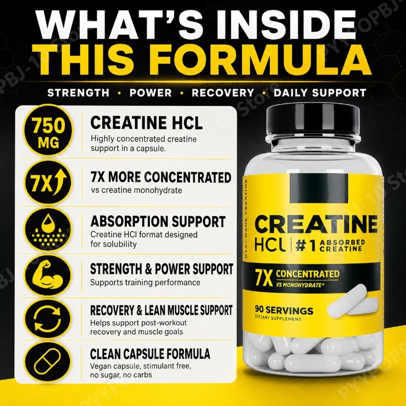 Creatine HCl 750mg 90 Kapsul P - The Nutrition Fitness ulasan dan harga