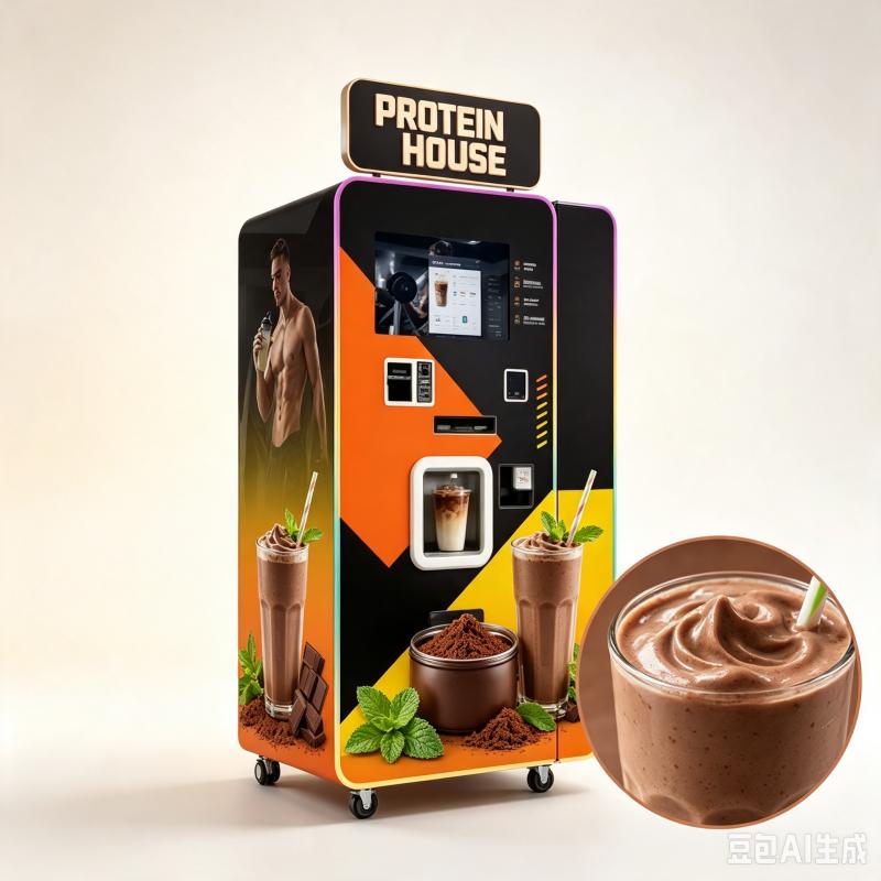 Mesin Penjual Minuman Protein  - Nutrition Fitness Equipment ulasan dan harga