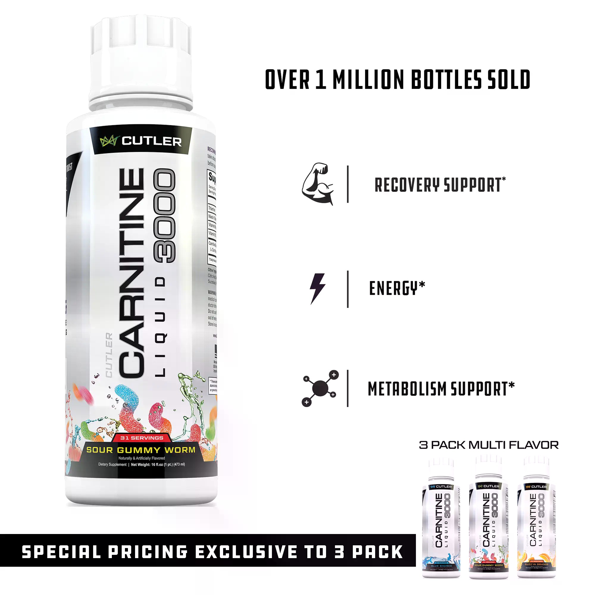 Cutler Nutrition Liquid Carnit - Nutrition Fitness Supplements ulasan dan harga