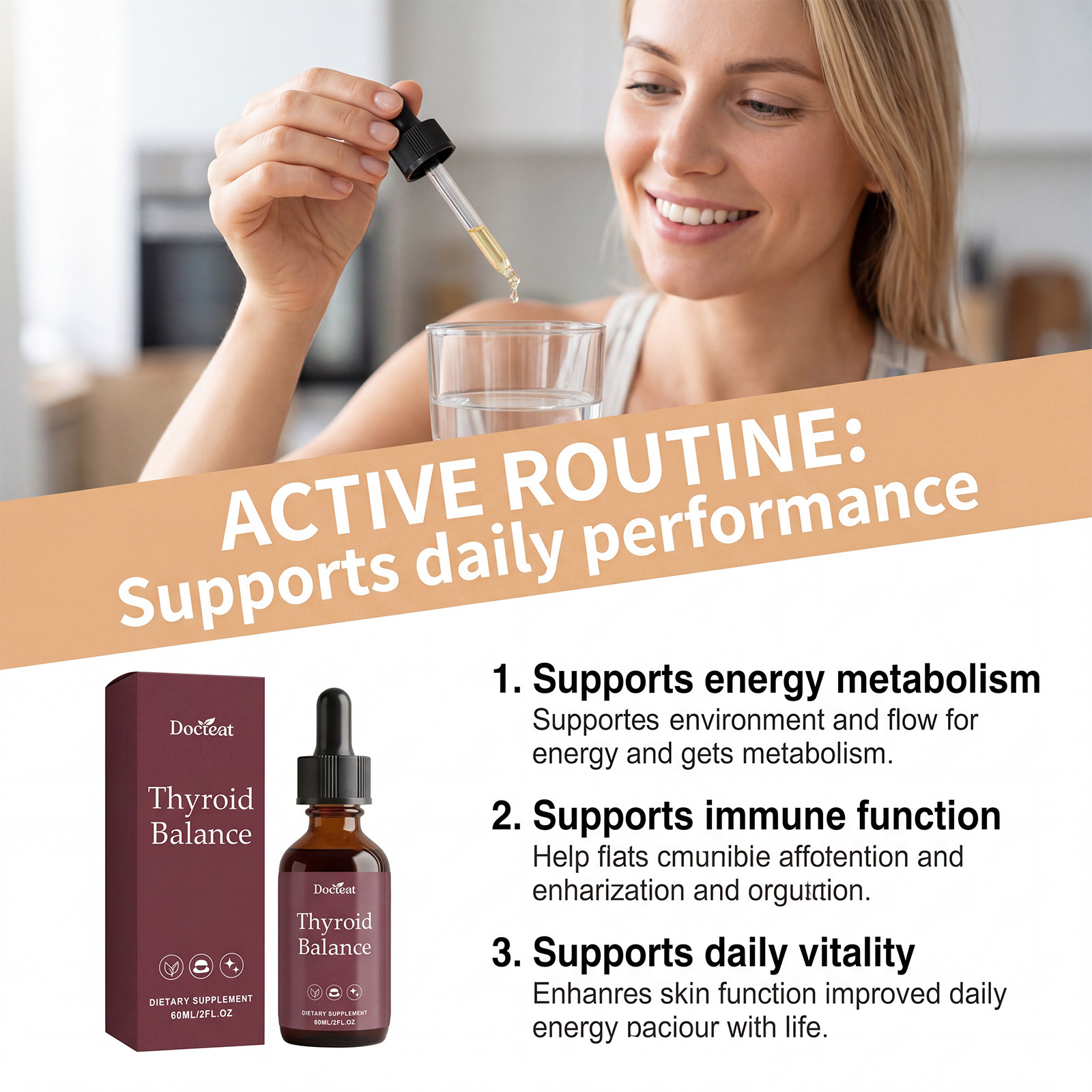 Suplemen Tincture Tiroid Kompl - Iodine Drops Supplement ulasan dan harga