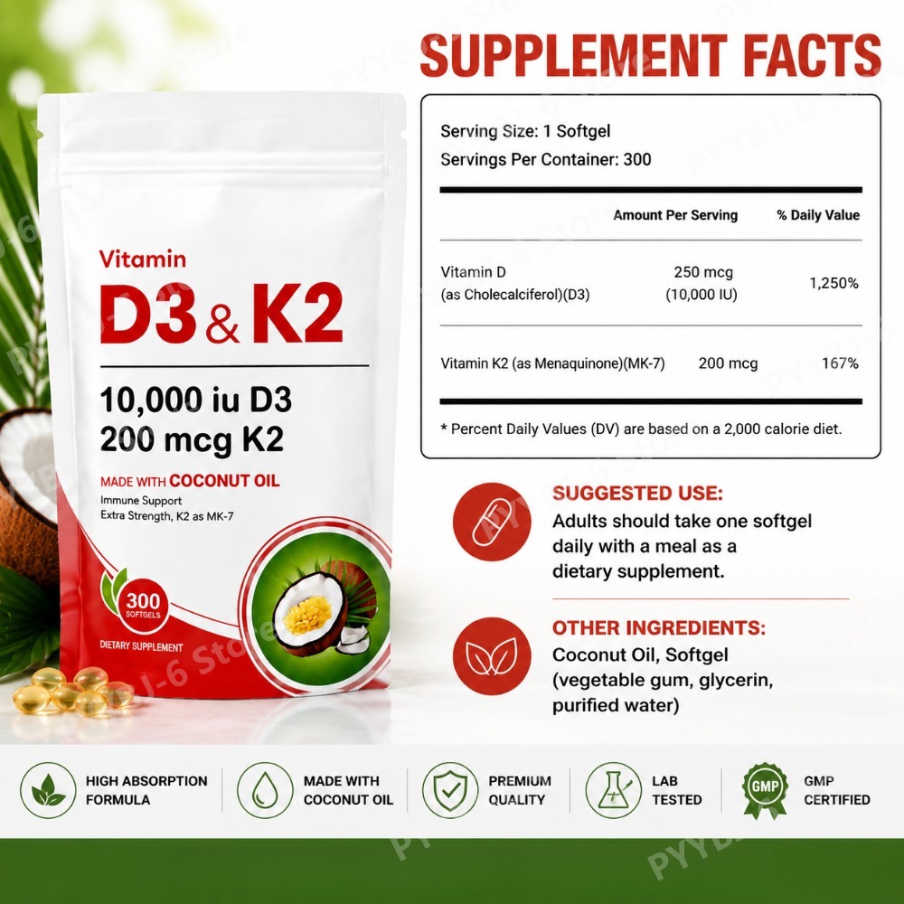 Suplemen Vitamin D3 K2 10.000  - Vitamin D3 K2 Drop ulasan dan harga