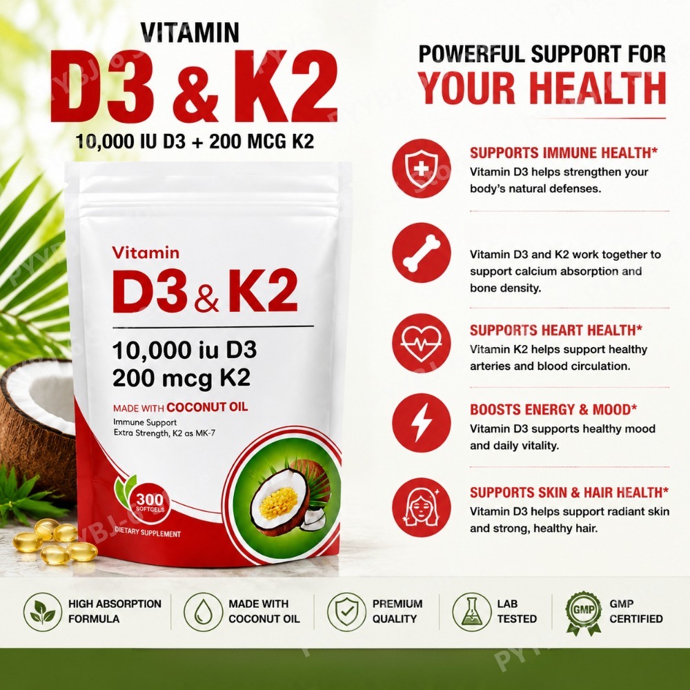 Suplemen Vitamin D3 K2 10.000  - Vitamin D3 K2 Drop ulasan dan harga