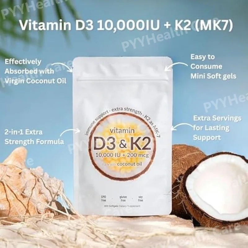 Vitamin D3 10000 IU + K2 MK-7  - Vitamin D3 K2 Drop ulasan dan harga
