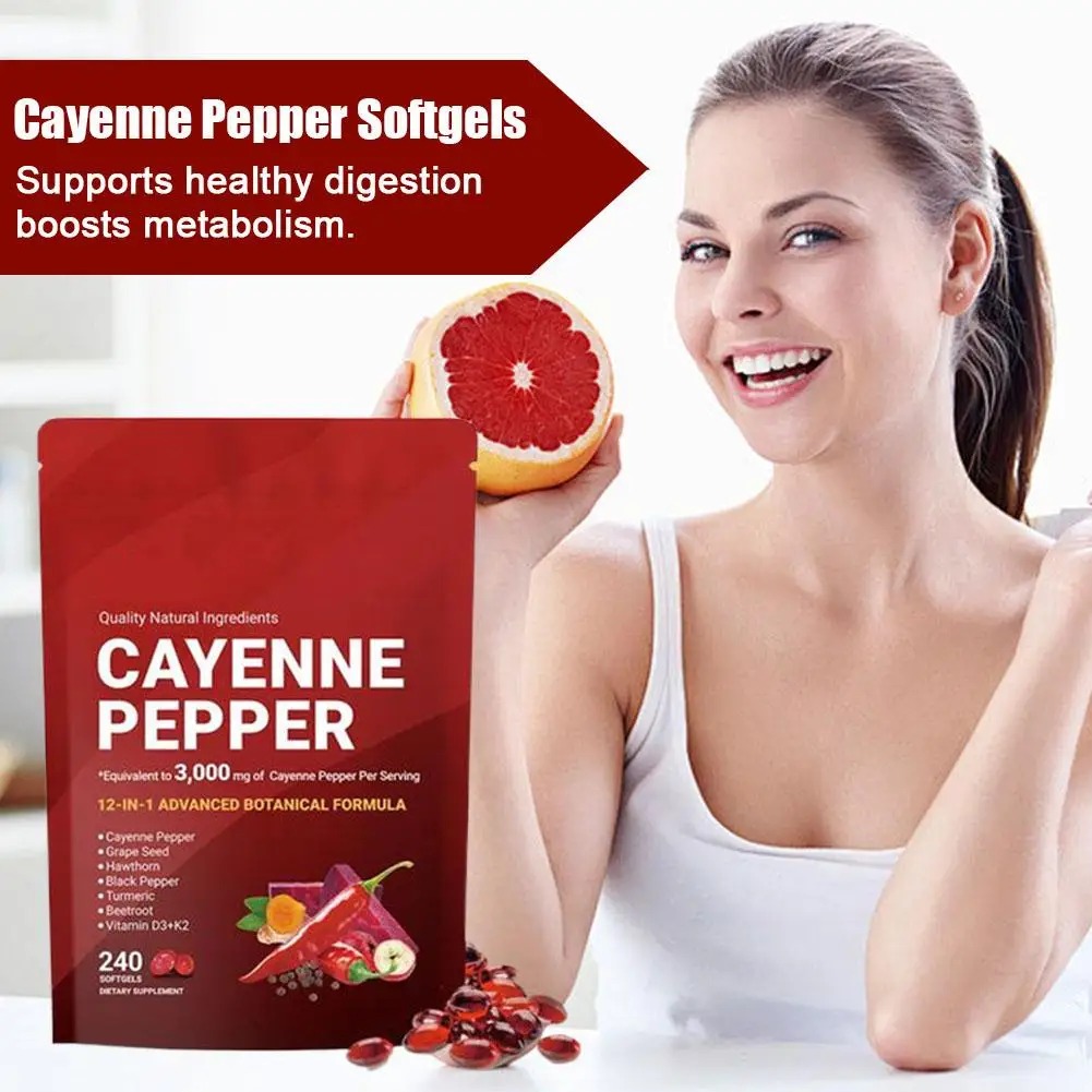 240 Softgel Kapsul Cabai Cayen - Vitamin D3 K2 Drop ulasan dan harga