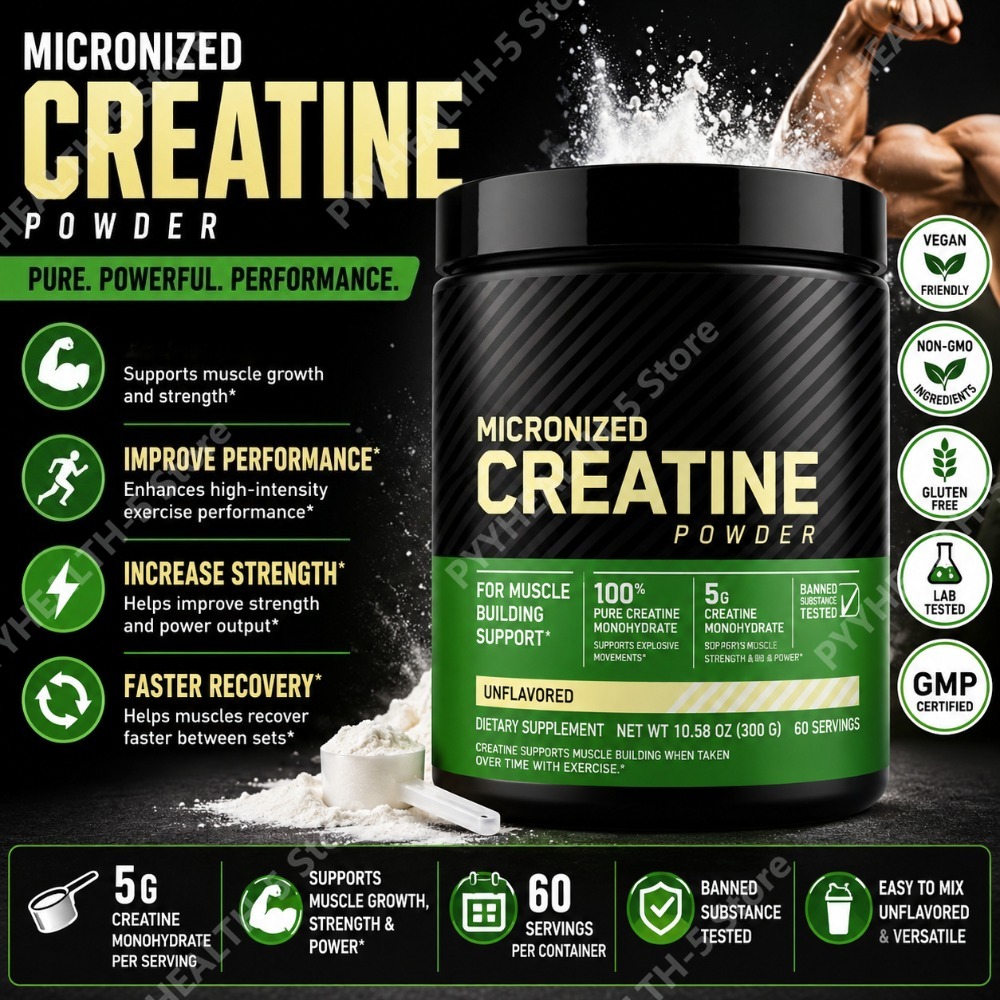 Bubuk Creatine Monohydrate Tan - Creatine Monohydrate Powder ulasan dan harga