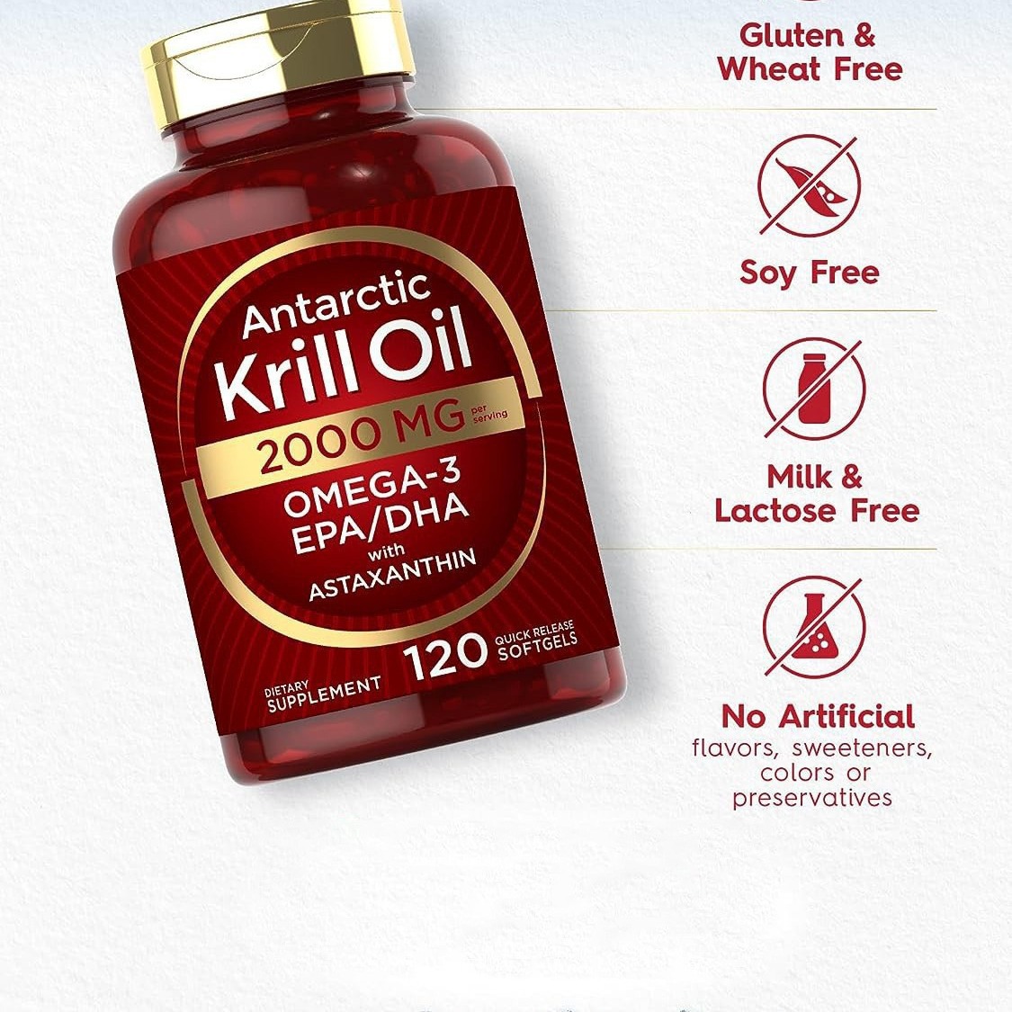 Kapsul lunak minyak krill mele - Nutrition Fitness ulasan dan harga