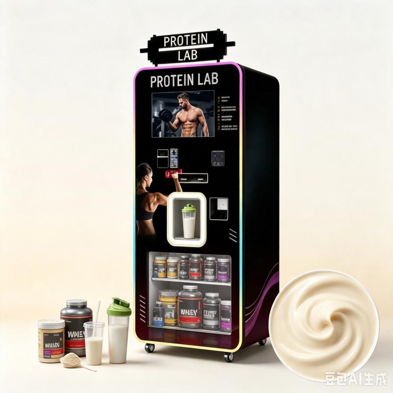 Mesin Penjual Protein Shake ya - Nutrition Fitness Equipment ulasan dan harga