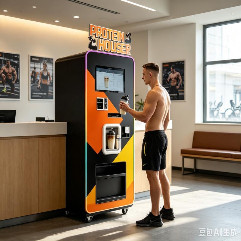 Mesin Penjual Protein Shake ya - Nutrition Fitness Equipment ulasan dan harga