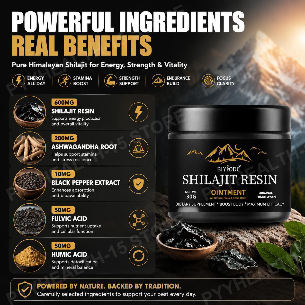 Resin Shilajit Himalaya Murni  - Shilajit Resin Pure ulasan dan harga