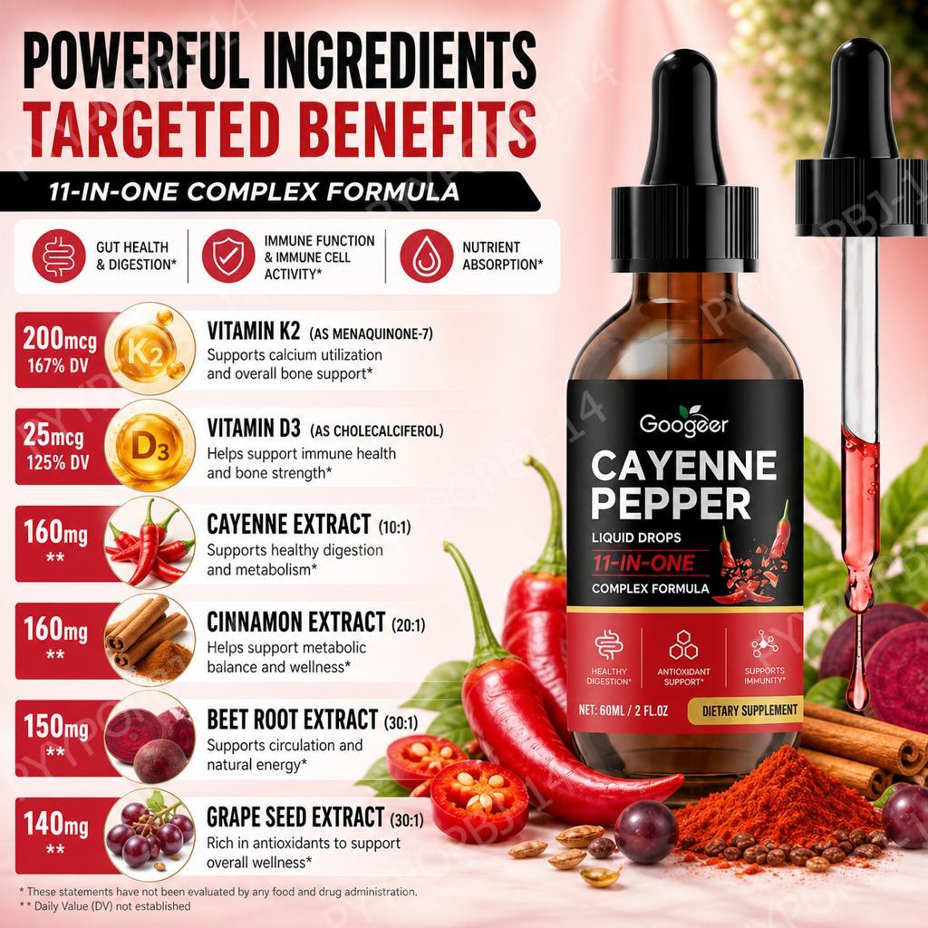 Googeer Cairan Tetes Cabai Cay - Vitamin D3 K2 Drop ulasan dan harga